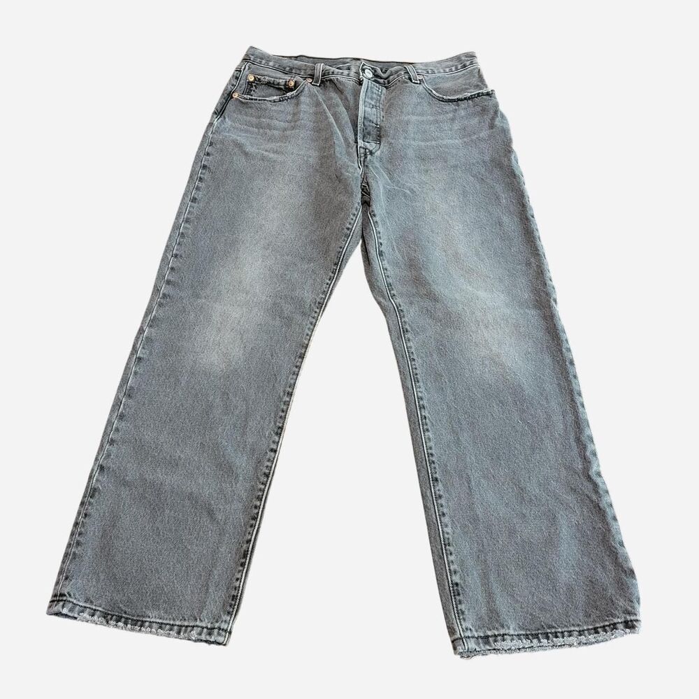 LEVI’S PREMIUM 501 ’90s Cut Jeans Button Fly Distressed Grunge